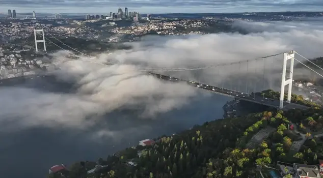 Fog hinders sea transportation in Istanbul! Many trips have been canceled.