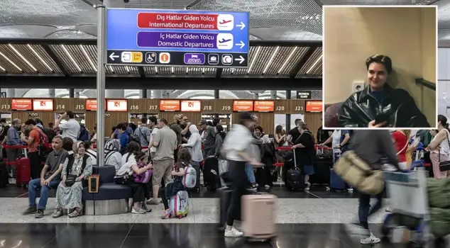 İstanbul Havalimanı'nda kadın polis, silahla canına kıydı. 

ترجمة: انتحرت شرطية في مطار إسطنبول باستخدام سلاح ناري.