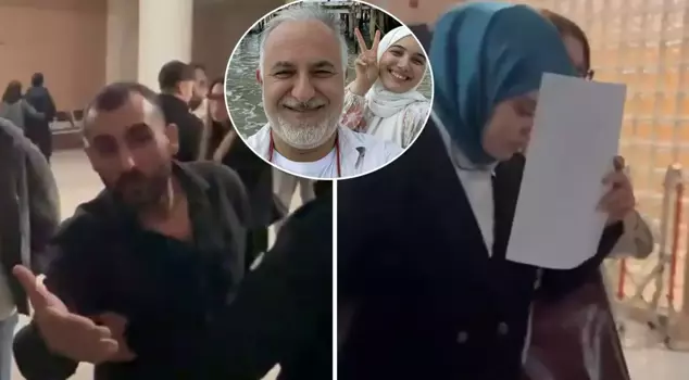 In the case where Kerem Kınık's daughter is being tried, the courthouse was disrupted.