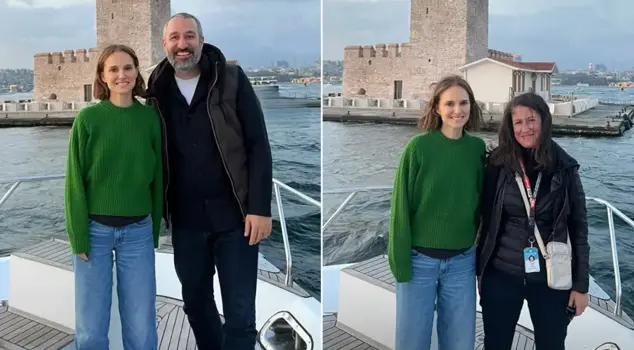 Oscar-winning star Natalie Portman in Istanbul.