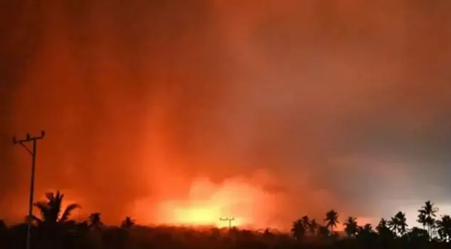 In the volcanic eruption that occurred in Indonesia, 10 people lost their lives.