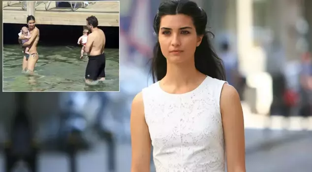 Tuba Büyüküstün's twins have grown up big.