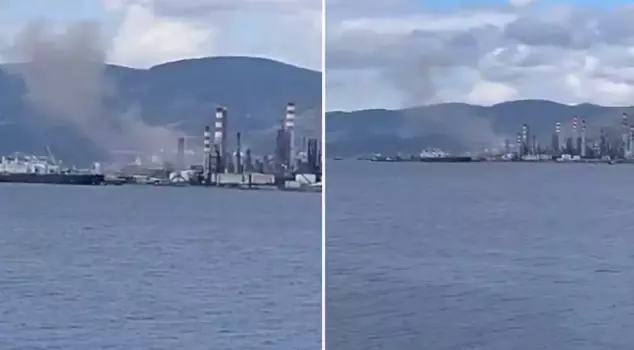 Explosion at Tüpraş Refinery in İzmit