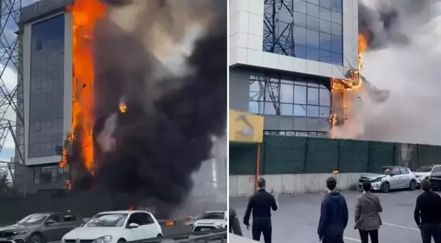 Fire at a private school in Istanbul! Students have been evacuated, and teams are on site.