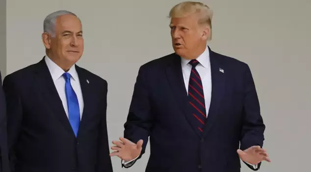 Netanyahu's congratulatory message to the new U.S. president, Trump.