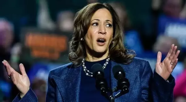 The losing candidate Kamala Harris appeared before the cameras and said, 