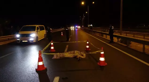 A pedestrian was killed after being struck by a vehicle, and one of the vehicles involved in the accident turned out to be a colleague's.