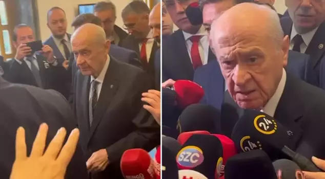 A journalist asked Bahçeli, 