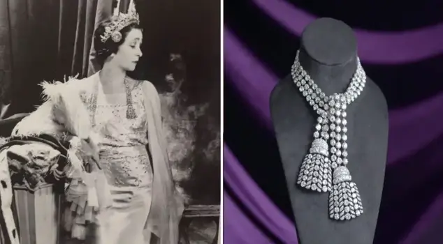 The diamond necklace that deposed Marie Antoinette was sold for 4.81 million dollars.