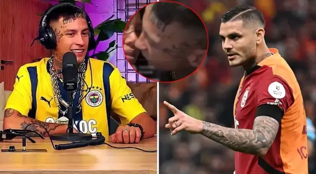 Wanda Nara's affair with Icardi, L-Gante wore a Fenerbahçe jersey during a live broadcast.