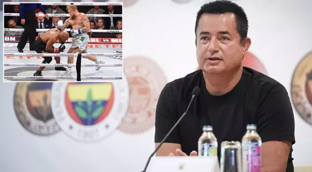 There is backlash against Acun Ilıcalı, who watched the Mike Tyson - Jake Paul match live.