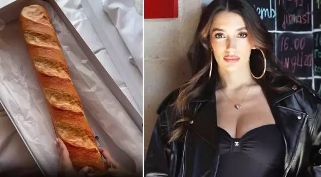 The social media influencer drew attention with the price of the bread-shaped bag they shared.