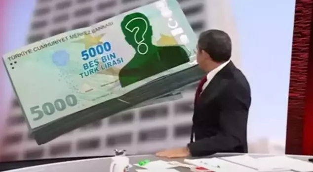 The sounds of 5,000 lira banknotes are rising.