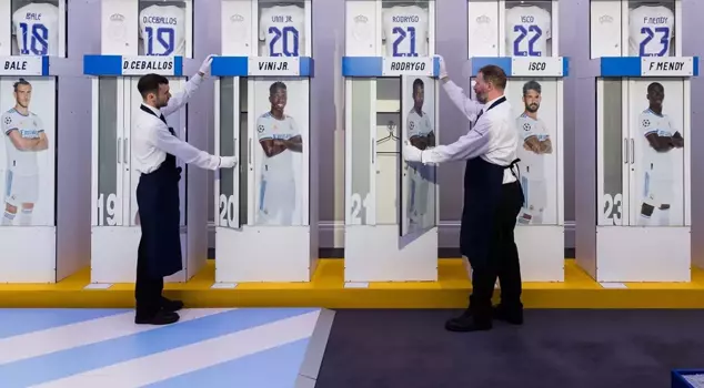 The prices are jaw-dropping: Real Madrid has put the lockers from the dressing room up for sale.