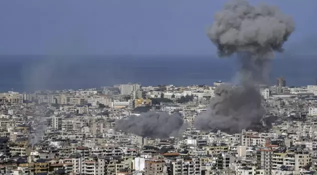 Israel launched an airstrike on Beirut.