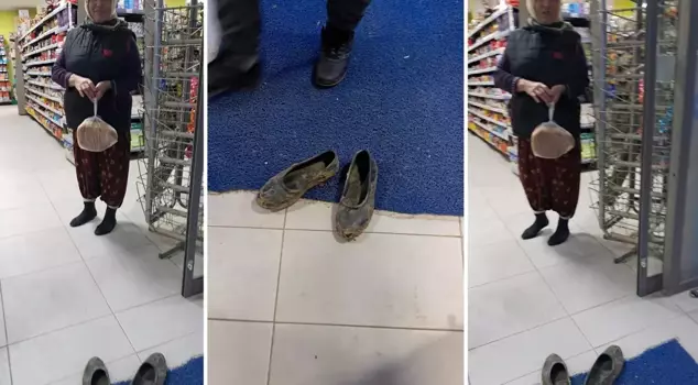 He took off his muddy shoes and entered the market like that; what they said moved him.