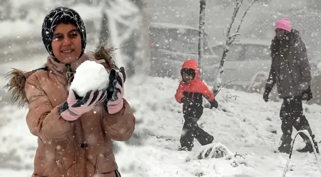 Some districts of Istanbul were covered in white.