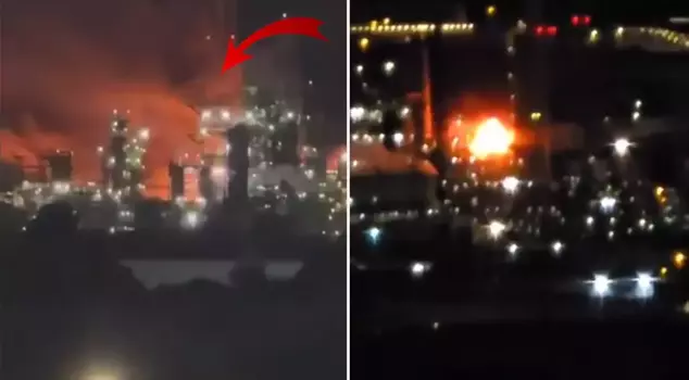 Explosion at the Tüpraş Refinery in Aliağa