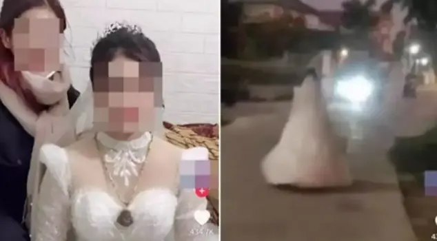 The bride, who learned that her husband was cheating on her with his best friend, walked 7 kilometers to her family's house.