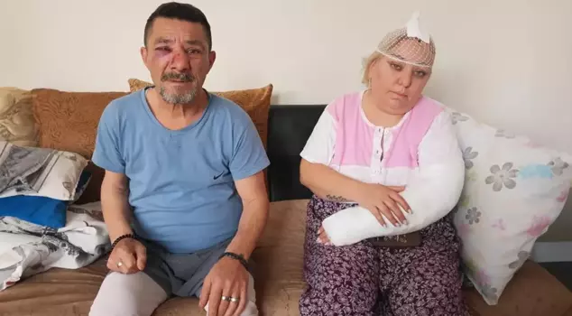 The landlord brutally beat the father and daughter who rejected his astronomical rent offer.