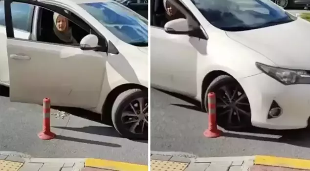 He opened the car door and threw it into the street, and his defense was also astonishing.