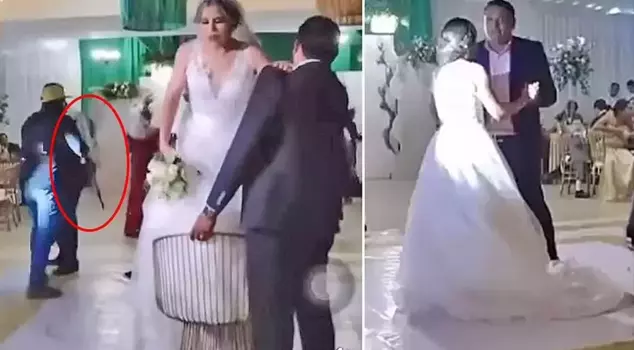 The armed assailant who stormed the wedding killed one person in front of everyone.