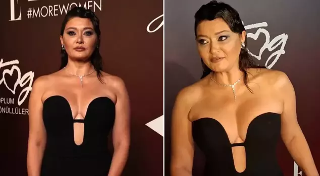 Nurgül Yeşilçay's bold style dazzled.