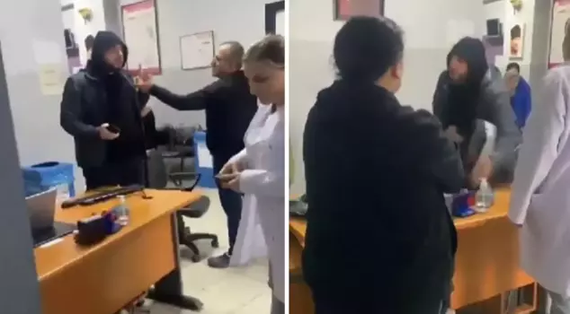 A person who was asked to give blood for a health report in Istanbul attacked the healthcare workers.