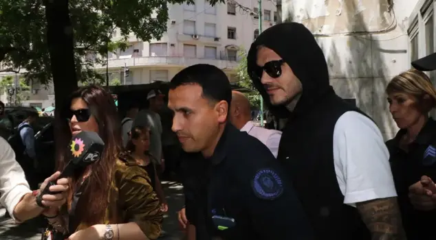 Mauro Icardi appeared in court.