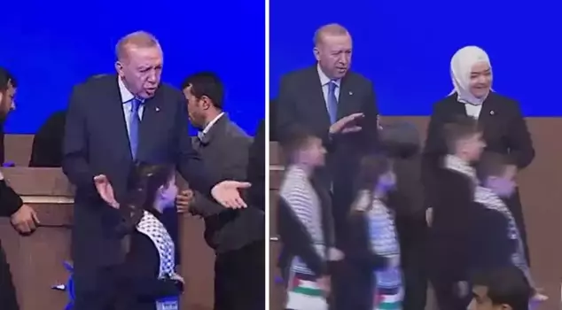 The moment that marked the program! President Erdoğan got very angry.