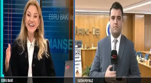 The funny blunder by Ebru Baki during the live broadcast.