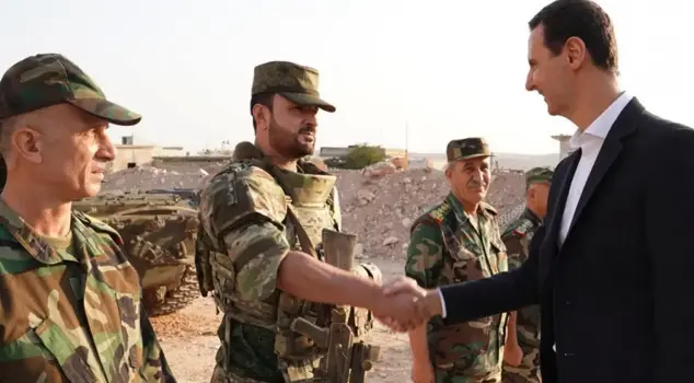 The Assad regime commander Suheil Hassan, who was involved in numerous massacres, was injured in Hama.