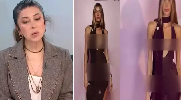 Şevval Şahin's bra-less images censored on Acun Ilıcalı's channel.