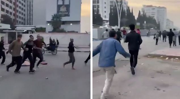 Şam'da serbest bırakılan mahkumların sevinci kamerada

فرحة السجناء المفرج عنهم في دمشق على الكاميرا
