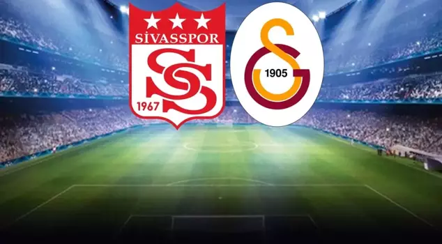 The starting lineups for the Sivasspor-Galatasaray match have been announced.