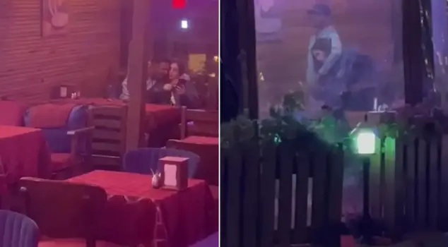 It turned out that the tourist who took his girlfriend hostage with a knife in the middle of the restaurant was hallucinating.