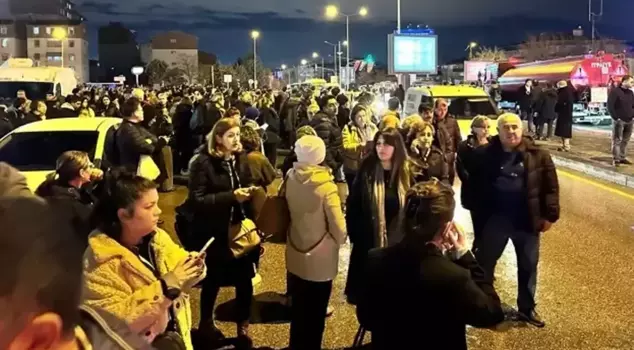 Fire Panic at Metro Station in Ankara