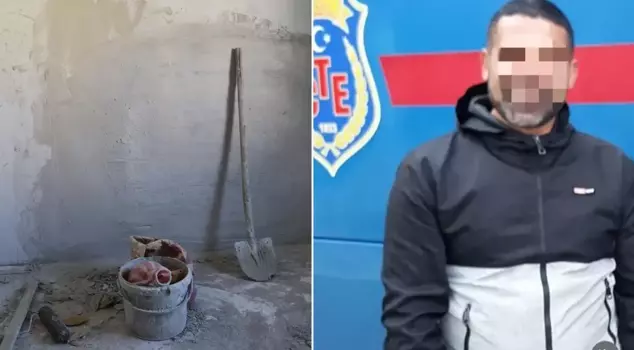 He broke down the wall and entered his neighbor's house of 35 years, moving all the furniture to his own home.