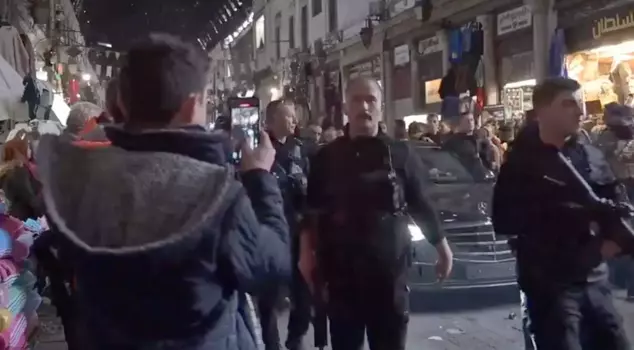 The head of MIT, İbrahim Kalın, was spotted in the streets of Damascus with a Turkish delegation.