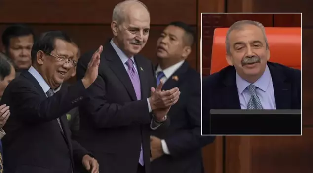 Önder's words to the President of the Cambodian Senate made him laugh.