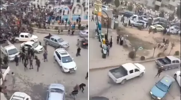 Protest against the PKK in Raqqa! The people demanded their departure from the city.
