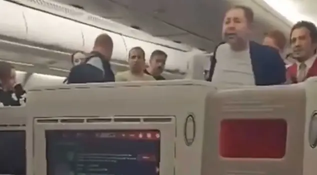 Petlas Board Member Özcan caused a disturbance on the plane.