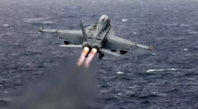 The USA has shot down its own fighter jet in the Red Sea.