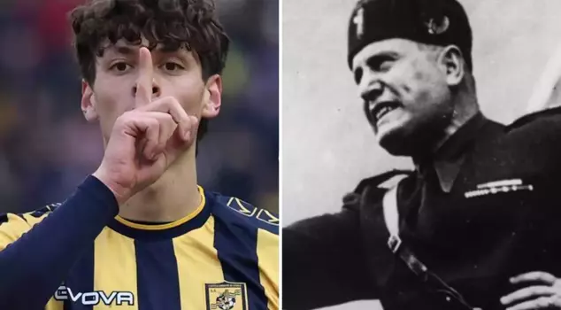 The footballer grandson of dictator Mussolini stirred up Italy.