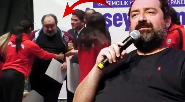 Famous businessman Nevzat Aydın collapsed during the panel.