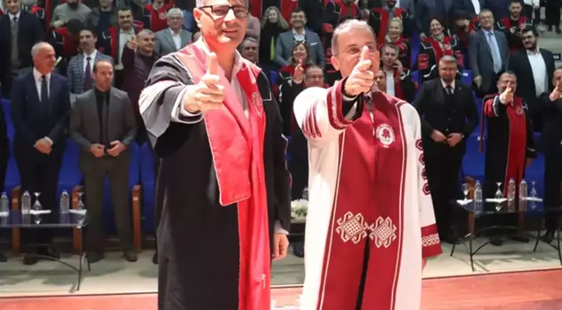 Yusuf Dikeç was awarded an honorary doctorate by Süleyman Demirel University.