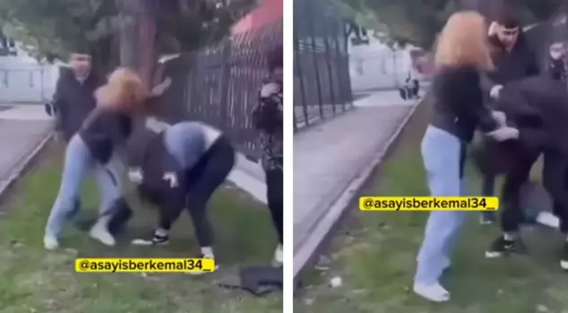 The girl under 18 brutally beat her friend.