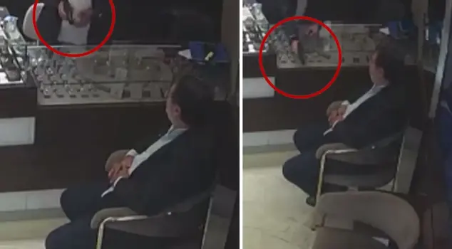 The jeweler shot the customer who came to ask for his debt: Those moments were captured on camera.