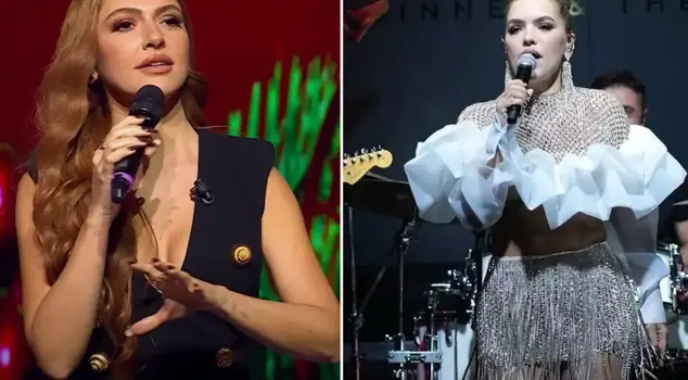 Demet Akalın's reaction to Hadise: 