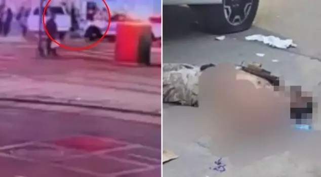 Here is the moment the attack in the USA began.